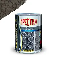 Эмаль с молотковым эффектом коричневая Престиж 0,8 кг