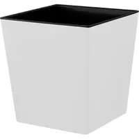 Горшок цветочный InGreen London CUBE 301х301 мм, 22 л с дренажной вставкой белоснежный жасмин IG7802