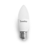 Светодиодная лампа Sweko 42 серия 42LED-С35-10W-230-4000K-E27 (38757)