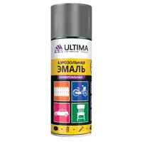 Краска аэрозольная с металл. эффектом ХРОМ МЕТ. 520 мл. "ULTIMA" ULT 020