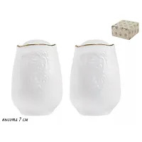 Набор солонок MARIA GOLD в под.упак (х72)Фарфор арт.226-035