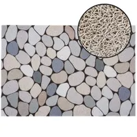 Коврик придверный ПВХ HOME MAT 60*90 см Лапша Галька 1/10