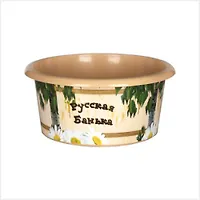 Таз "Русская банька" 10л  М2554
