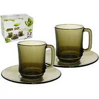 Набор чайный 12 пр "BASILICO" ДЫМКА арт.62069