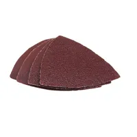 Насадка для МФИ ПРАКТИКА шлиф.листы, дельта, VELCRO БЕЗ отверстий 80 мм, P40, 80, 120, 240, набор 12