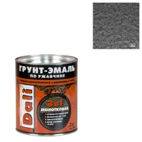МОЛОТКОВАЯ грунт-эмаль по ржавчине (2,0 л.) серый "Рогнеда" (20459)