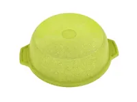 Кастрюля-жаровня 3л со стеклянной крышкой, АП линия "Trendy style" (lime) "Kukmara"