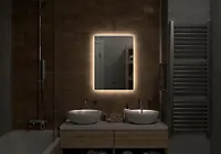 Зеркало Континент Trezhe 500х700 Led c бесконтактным сенсором, холодная подсветка