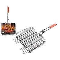Решетка для барбекю ECOS-22139D с антипригарным покрытием, размер: 31x24x5см арт.999631