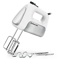 Миксер BRAYER 1303BR 500Вт, корпус из нерж.стали, 5 режимов, 2 крюка, 2 венчика