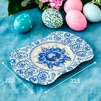 Подставка пасхальная для 8 яиц и кулича 33см арт.GC2314