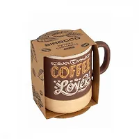 Кружка CoffeeMania коричневая 420мл арт.STC001