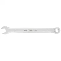 Ключ комбинированный, 7 мм, CrV, матовый хром// Stels арт.15203