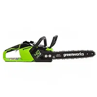 Цепная пила аккумуляторная Greenworks 2005707, GD40CS15, 40V, 35 см, бесщеточная, до 1,5 КВТ, без АКБ и ЗУ