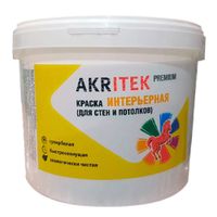 Краска ИНТЕРЬЕРНАЯ "АКРИТЕК" премиум 7 кг.