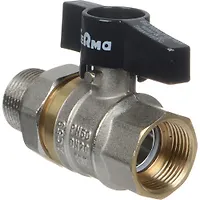 Кран шаровой TeRma CB 3/4" бант с американкой