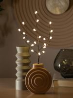 Ветка 45см черн без лист. шар 20LED