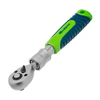 Ключ-трещотка телескопический 1/4", 170-230 мм, 72 зуба, с быстрым сбросом// Сибртех арт.14075