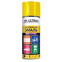 Краска аэрозольная ЖЕЛТЫЙ RAL 1018 520 мл. "ULTIMA" ULT 016