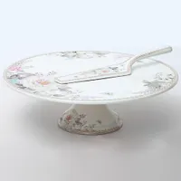 Тортовница на ножке 310 с/лопаткой 175-42032 "OLAFF"