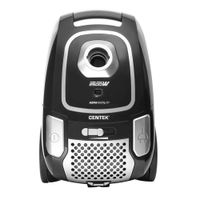 Пылесос Centek CT-2519 (черн/хром) 2500/500Вт, регулятор мощности, тканевый мешок, телескоп. трубка