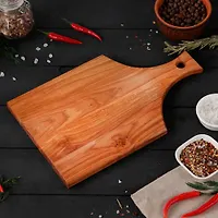 Доска разделочная дуб 29x18x1,2 см, с ручкой арт.5431322 г.Екатеринбург