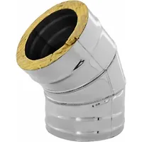 Сэндвич-колено 135 Ferrum D180x280 (430/0,5+нерж.) арт. f4111