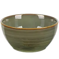 Салатник керамика, круглый, 15х7 см, 0.77 л, Verde, Daniks, ST1463-2, зеленый (414824)