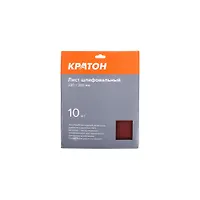 Лист шлифовальный Кратон 230 х 280 мм Р60 набор 10шт