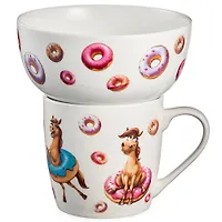 Набор посуды lefard "Ponycake" 2 пр. (кружка 360мл, салатник 500мл) 260-1073 260-1073