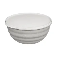 Миска Latina Homver 1,1л с крышкой гранит светло-серый