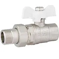 Кран шаровой STANDARD с американкой 1/2" ГШ PF324S