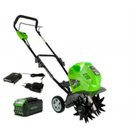 Культиватор аккумуляторный Greenworks G40TLK4, 40 В (с АКБ 4 А·ч и ЗУ)