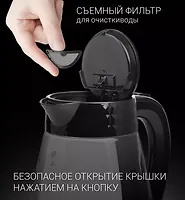 Электрочайник PWK 1704CGL Diamond черный POLARIS CN