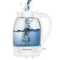 Чайник электрический Polaris PWK 1797CGL Water Way Pro Белый