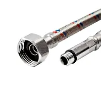 Гибкая подводка для смесителей Valfex М10 х 1/2" 30 см с полимерным покрытием (100)