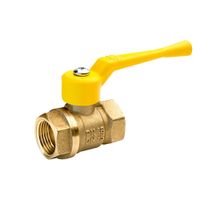 Кран лат.шаровый (11б27п) ДУ-15 (газ) (БАЗ) рычаг (г/г)(А10)