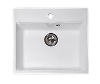 Мойка GranAlliance G-21 (560 х500мм) молочная с сифоном