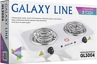 Galaxy LINE GL 3004 Плитка электрическая суммарная мощность 2000 Вт(1000Вт+1000Вт), 2 открытых