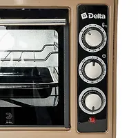 Эл. духовка DELTA с термостатом D-0123 бежевая с тэном повышенной мощности, 1300 Вт., 37л