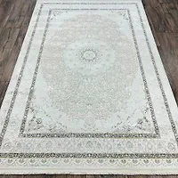 Ковер MONALIZA (Турция) 1,5х3,0 овал 1139A BEIGE-WHITE