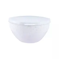 Миска Granite Полимербыт с крышкой 2л белый С69502