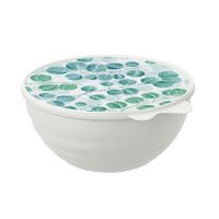 Миска с крышкой с декором Wave Phibo 1,55л (Светло-серый) 4332452