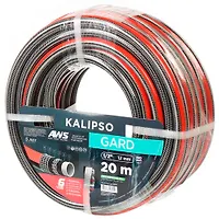 Шланг поливочный Kalipso Gard 1/2 диам 12мм, армированный, 25м, 6 слоев ПВХ,всесезонный 486059