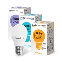Светодиодная лампа 42 серия 42LED-G45-10W-230-4000K-E27 (38745)