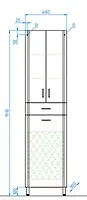 Колонна 480 1810х480х300 Style Line