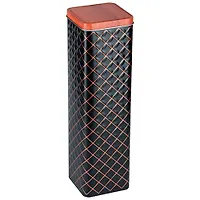 Банка жестяная CLASSICO NERO для спагетти, объем 2,1 л, размер 8,5*30 см, квадратная, с крышкой арт.