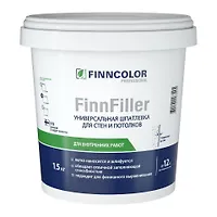 Шпатлевка финишная FINNFILLER 0,9л.