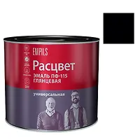 Эмаль "Расцвет" "Универсальная" черная 1,9 кг. (7705)