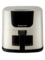 Аэрогриль BRAYER 2043BR, 1500Вт, 5л, t. 200С, съемная решетка, таймер, LCD-дисплей, 7 программ